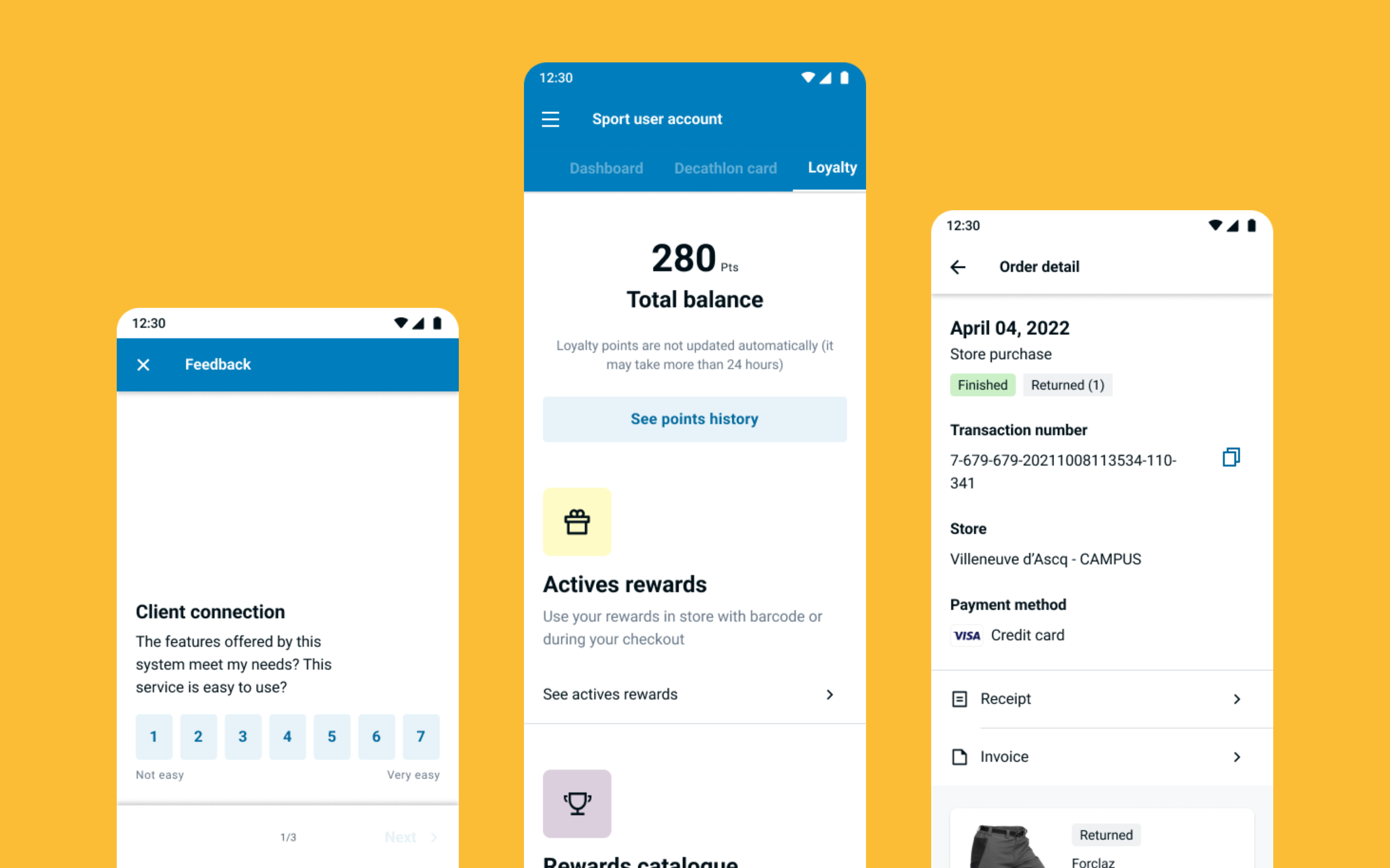 Cube InStore, Presentation of multiple screens