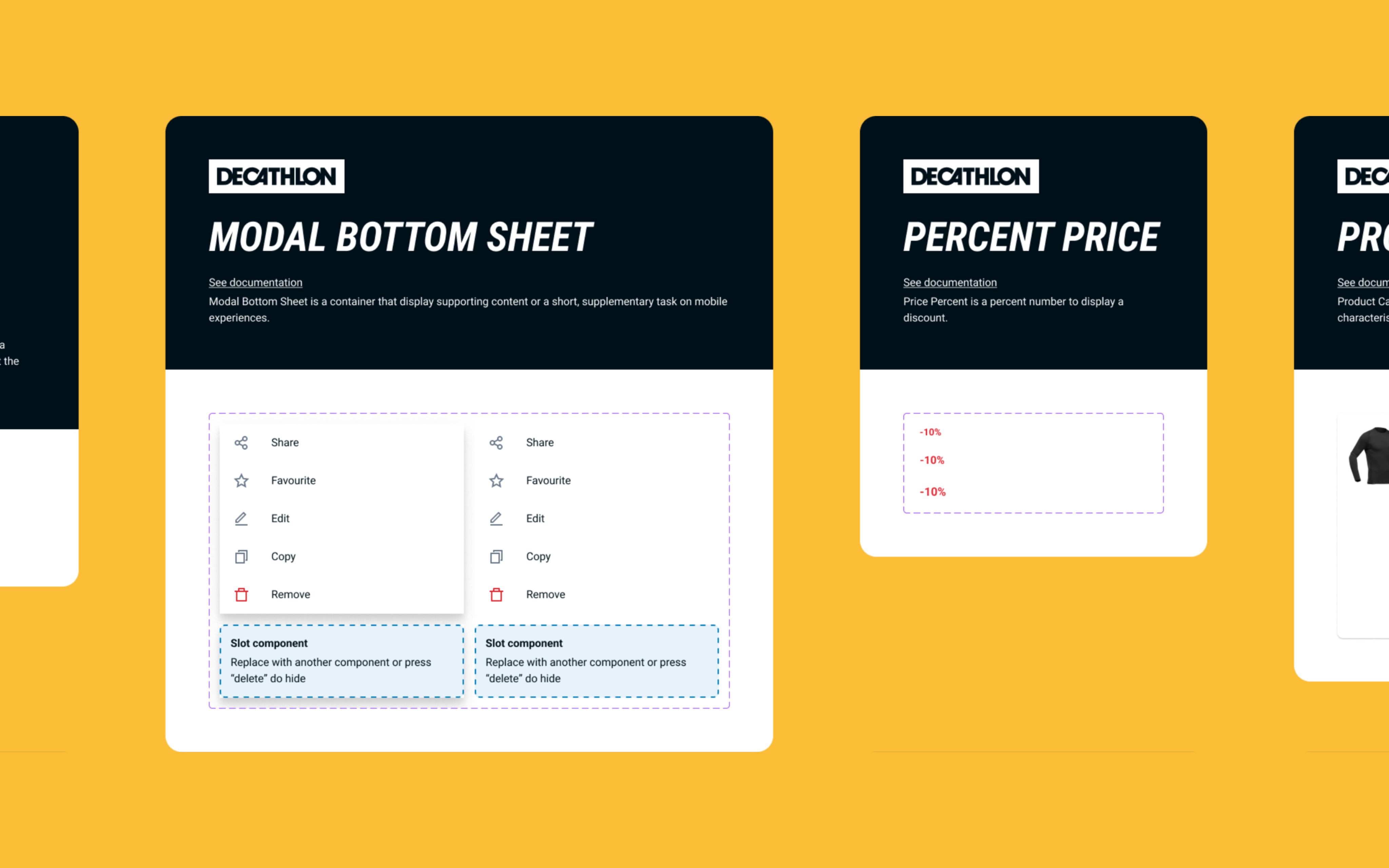 Librairie, Composants graphiques